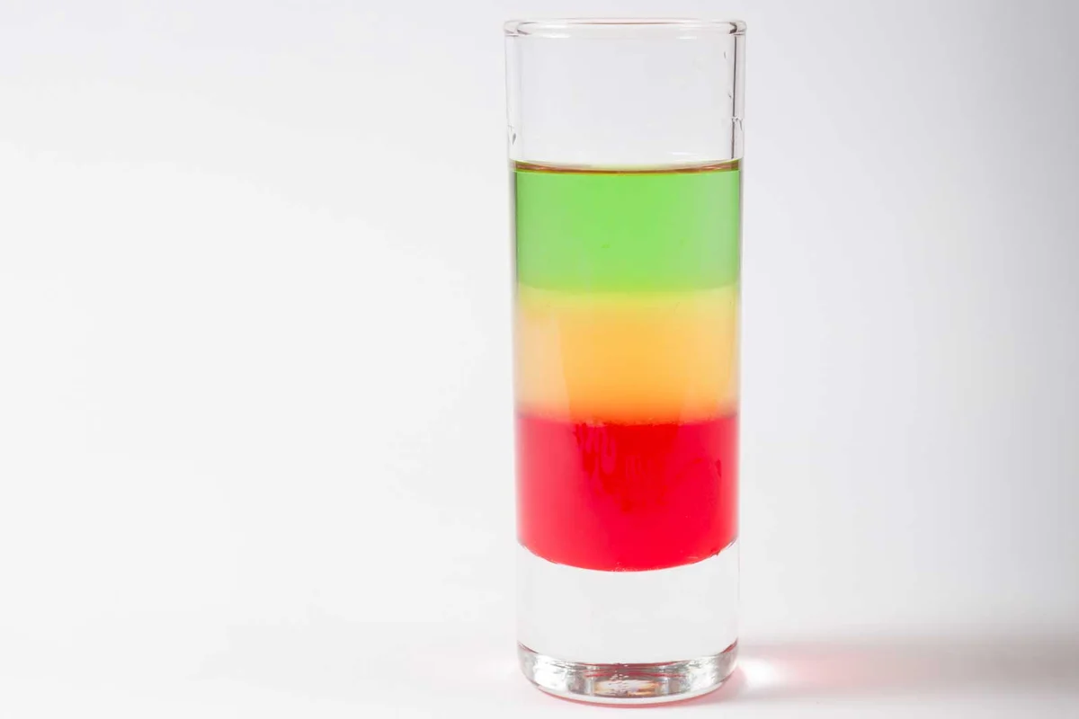 flaming bob marley shot cocktail