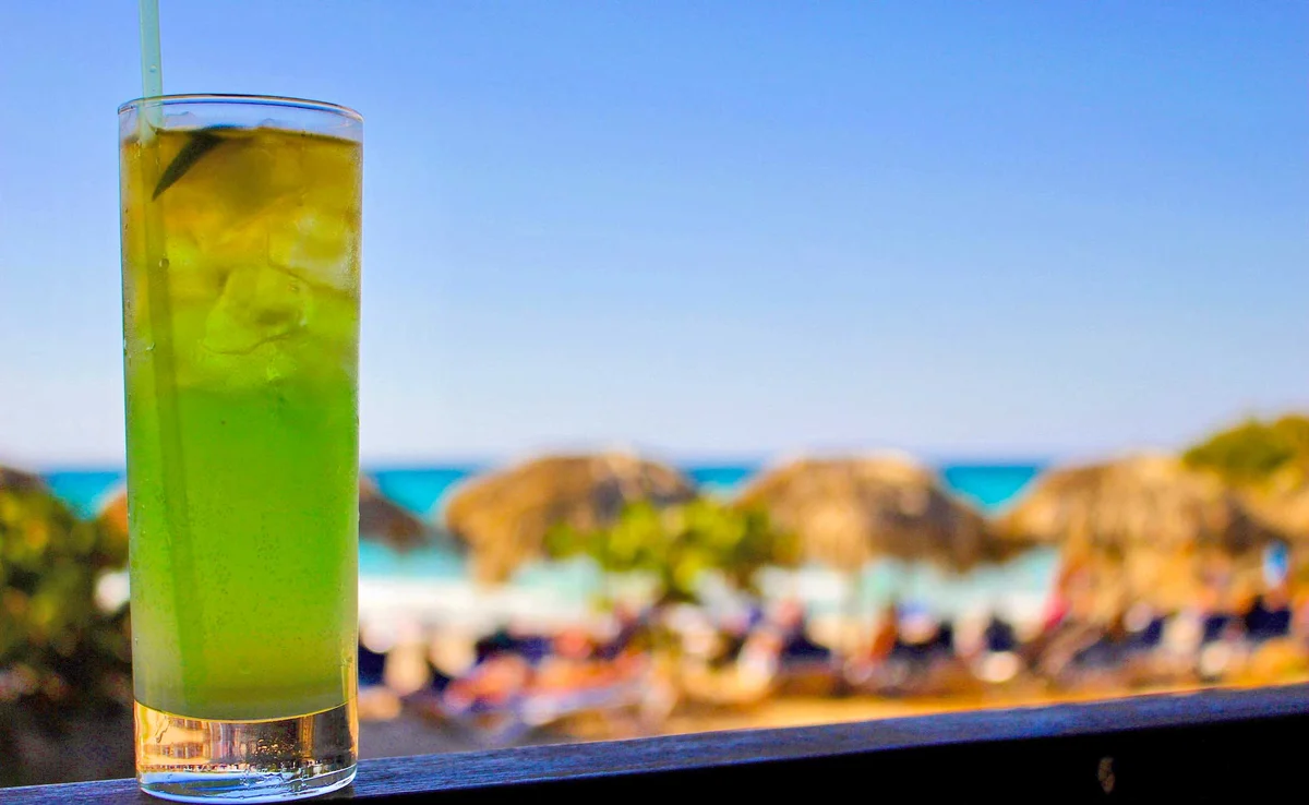 Superman's Kryptonite cocktail