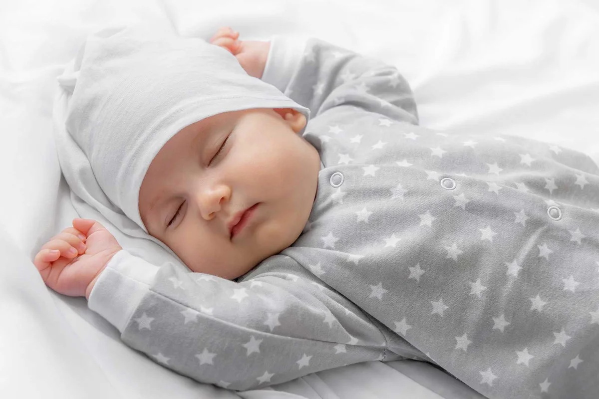 peaceful baby sleeping