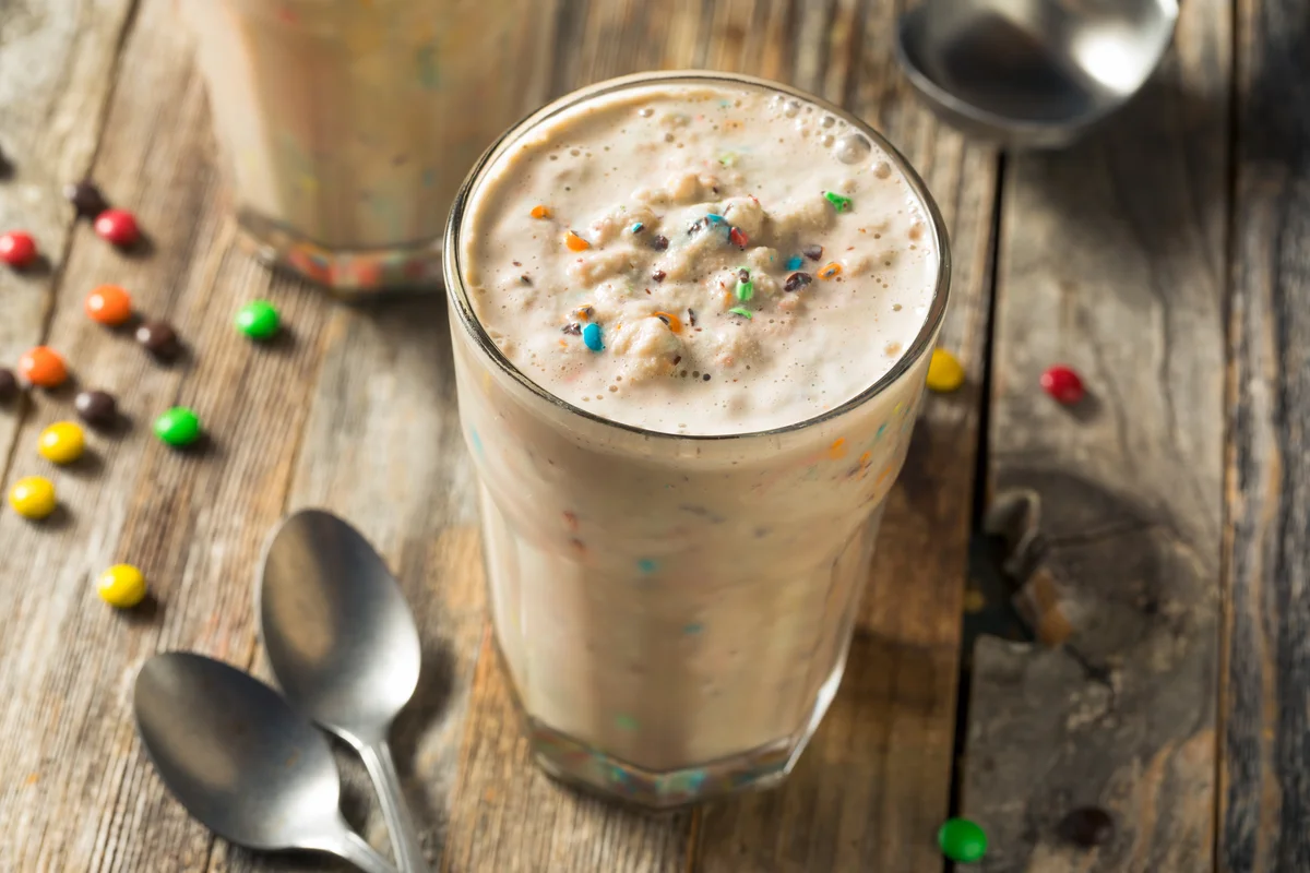 funfetti cake batter milkshake