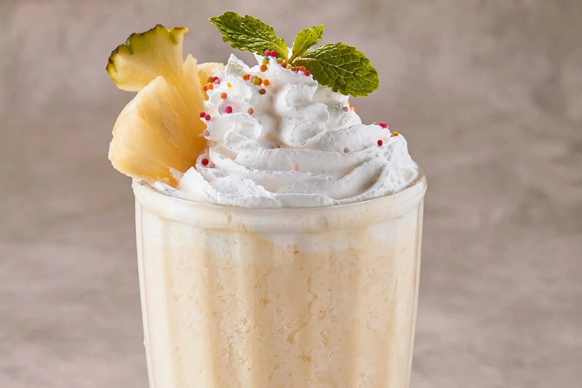pina colada milkshake