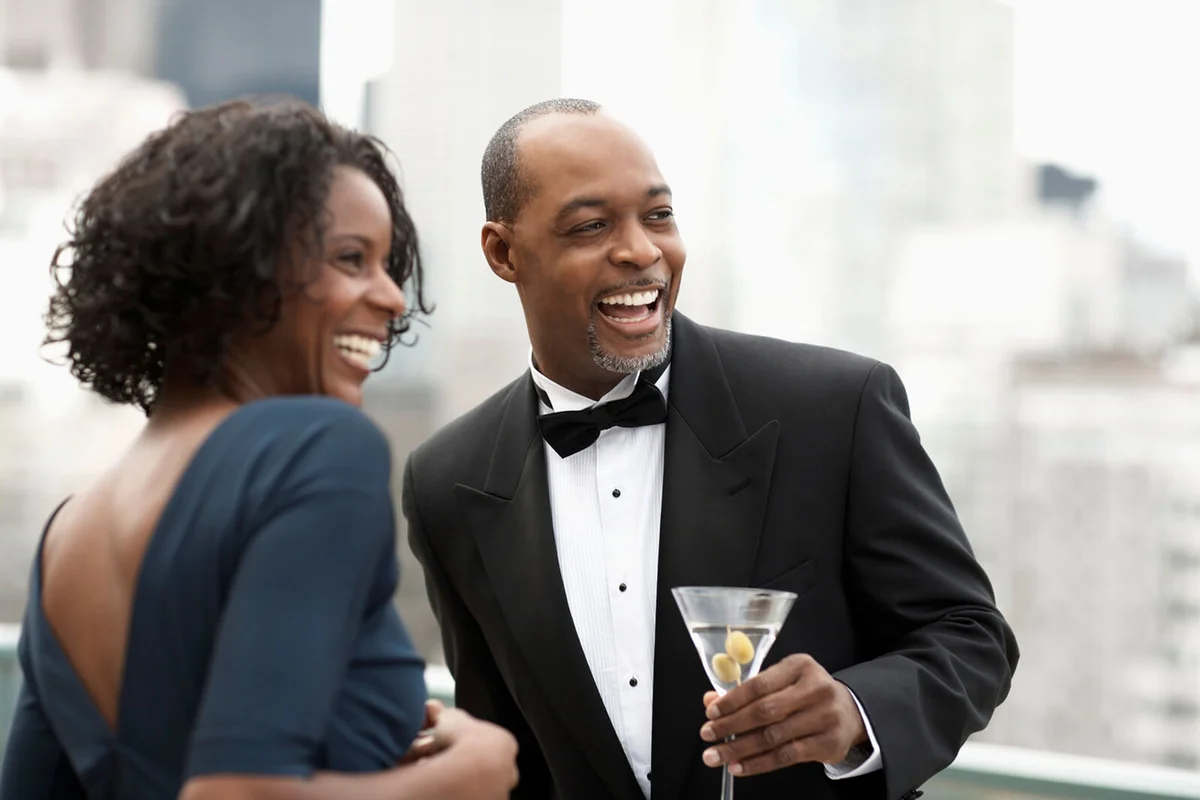 Couple at a Party