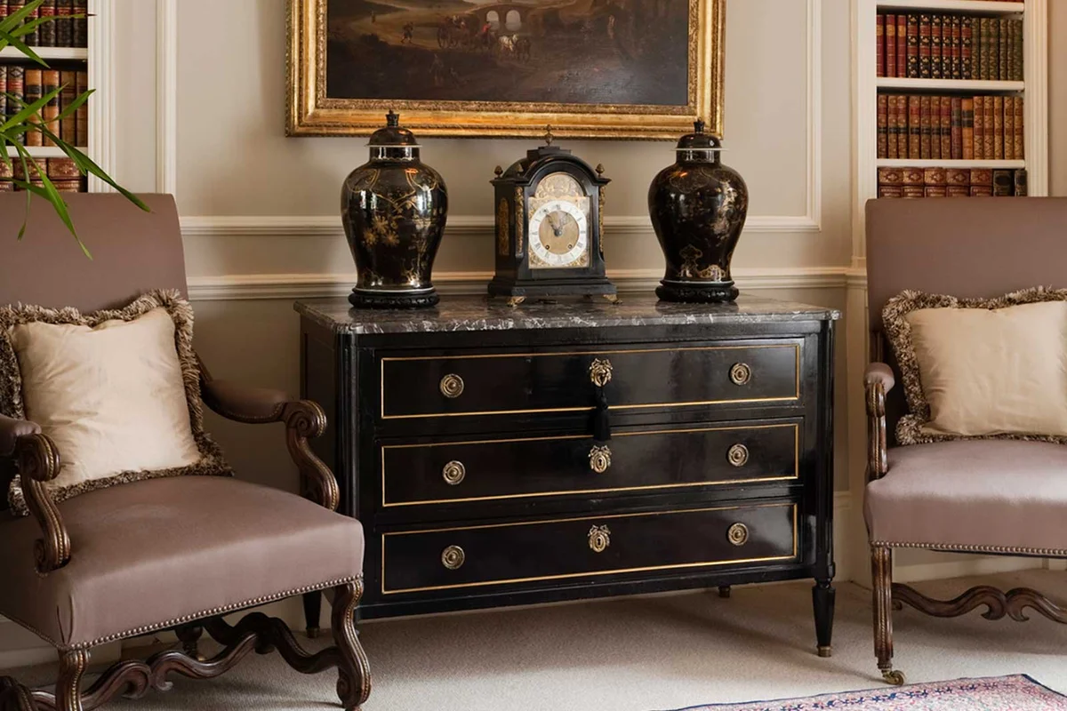 dresser in living room