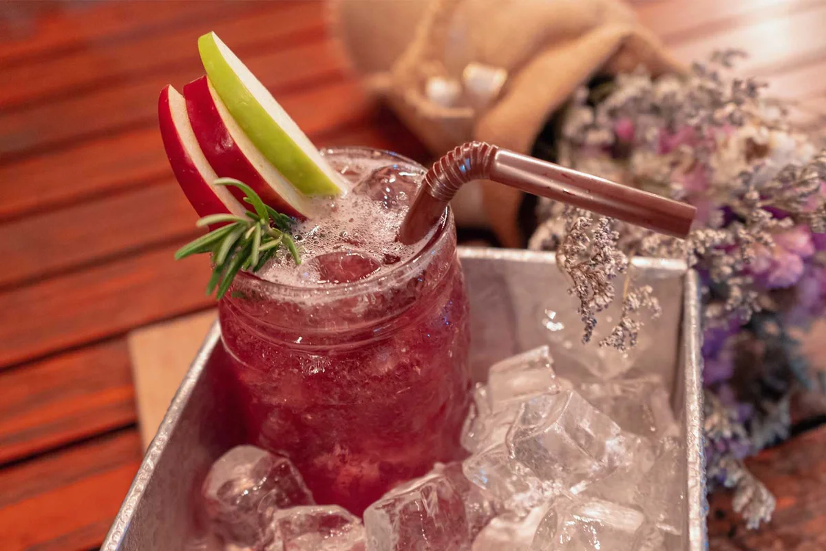 red apple of summer cocktail