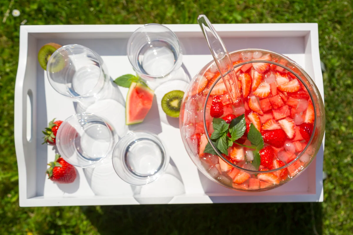 red fruit sangria