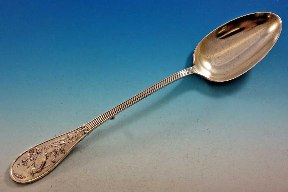 Japanese by Tiffany & Co. Sterling Silver Stuffing Spoon