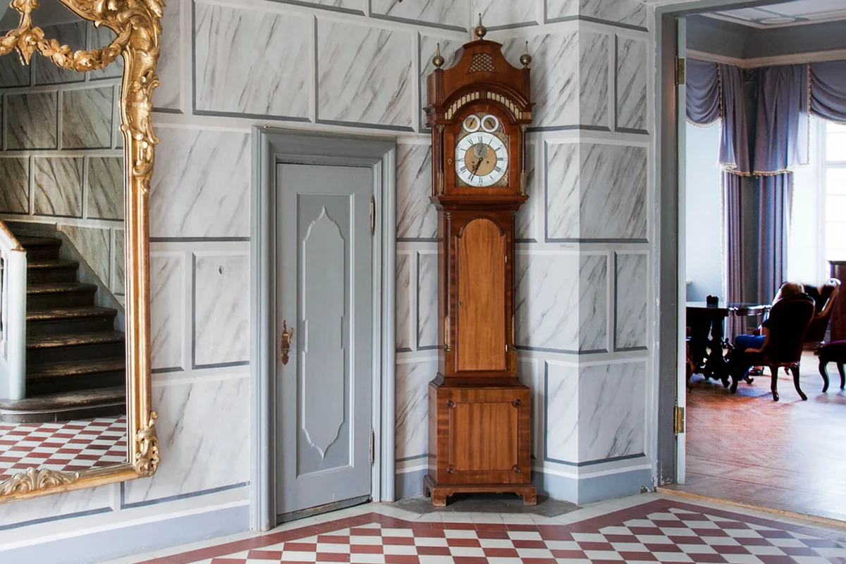Elegant Manor Hallway