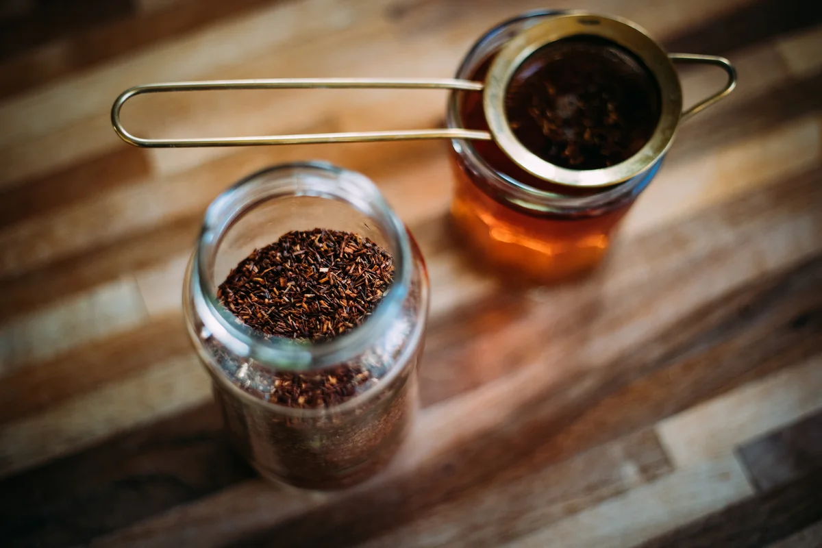Rooibos tea for anti anxiety and calming wellness
