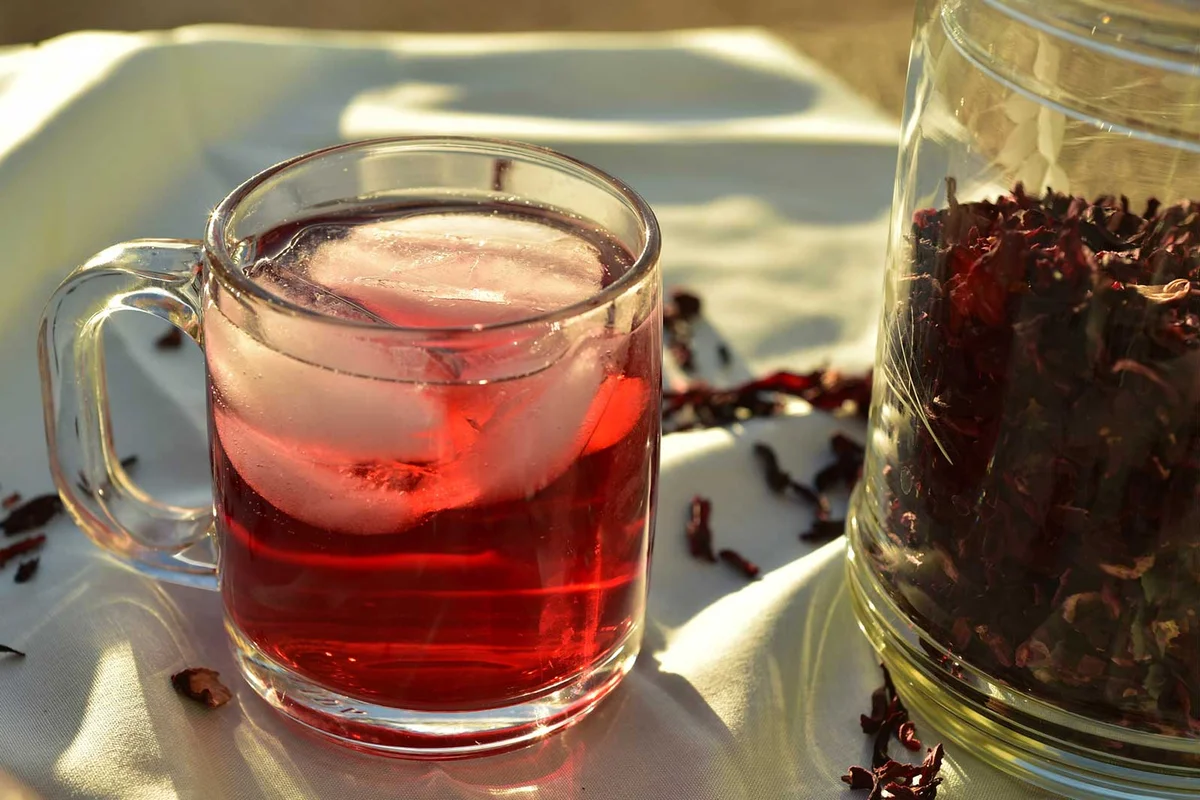 hibiscus tea for calming and anti anxiety wellness