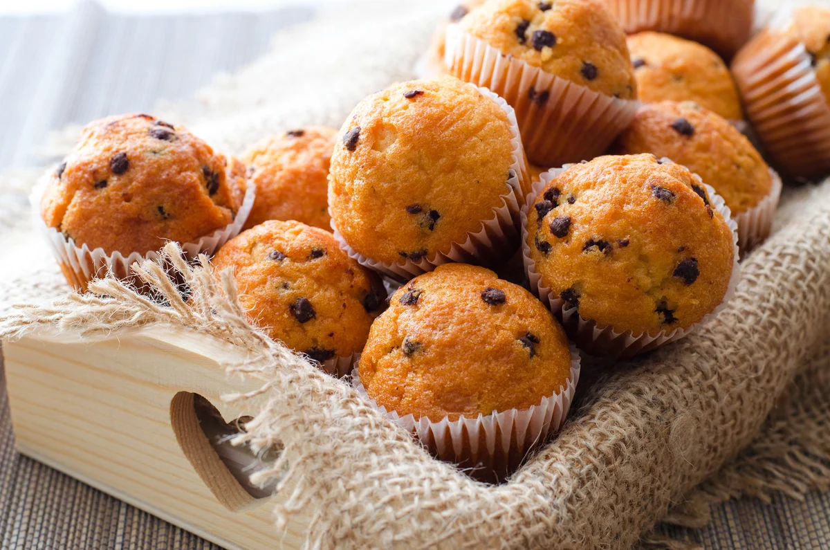 mini chocolate chip muffins