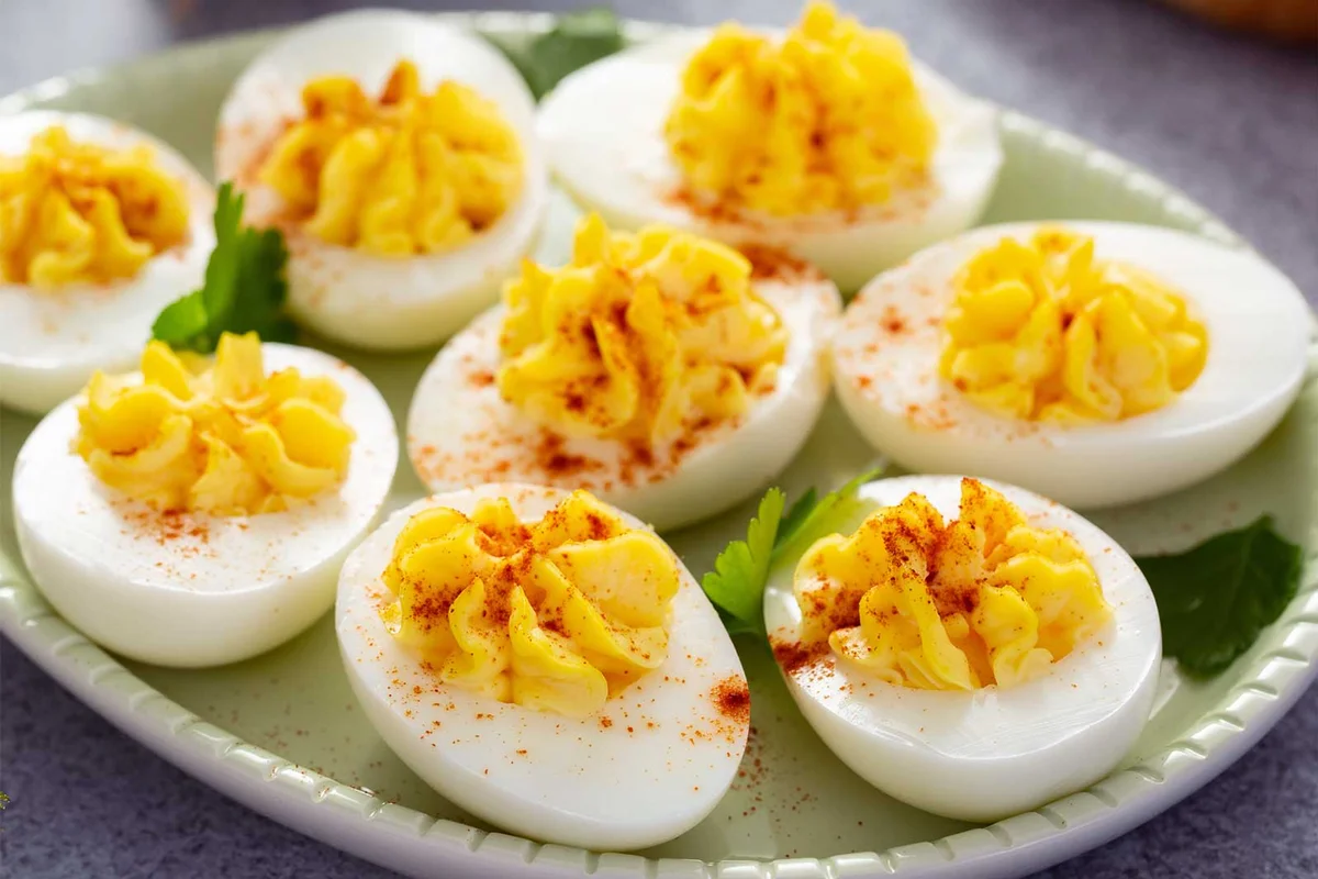 deviled eggs snack