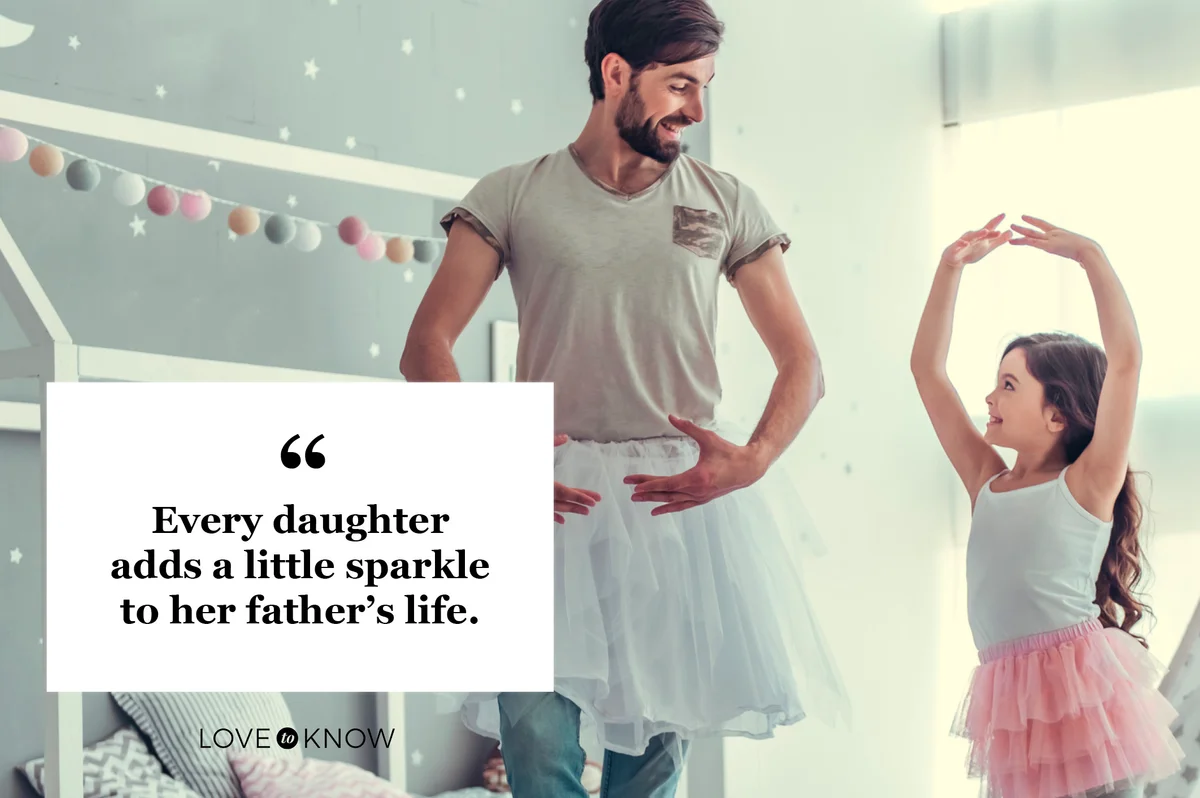 dad quote father and daughter dancing