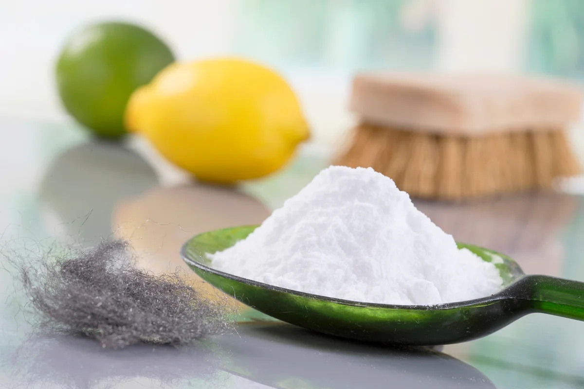 Eco-friendly natural cleaners with baking soda