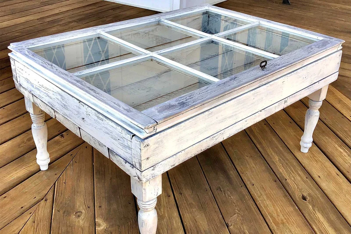 shadow box window frame table top