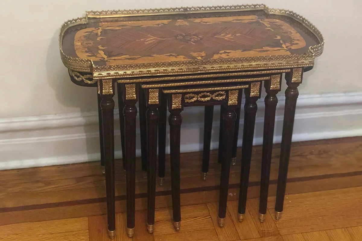 Louis XVI French style nesting tables