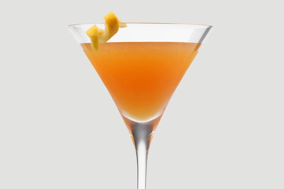 Orange cocktail drink