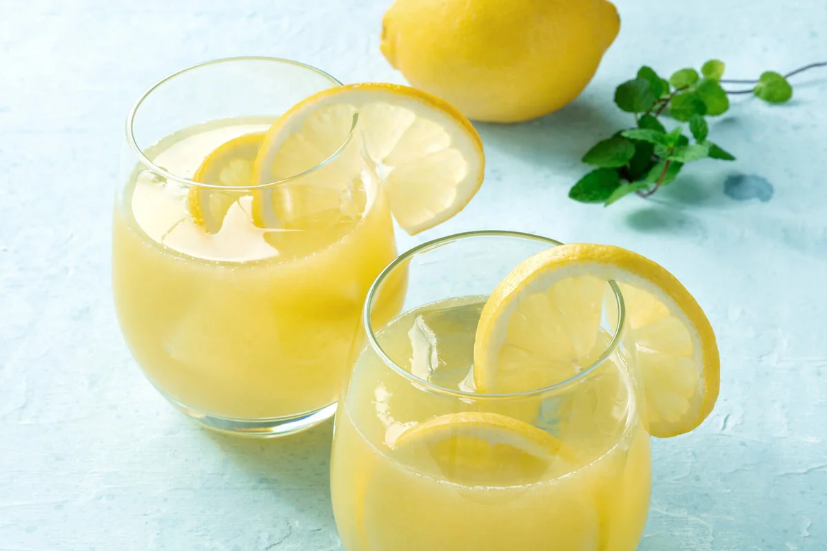 Close-up of drinks on table