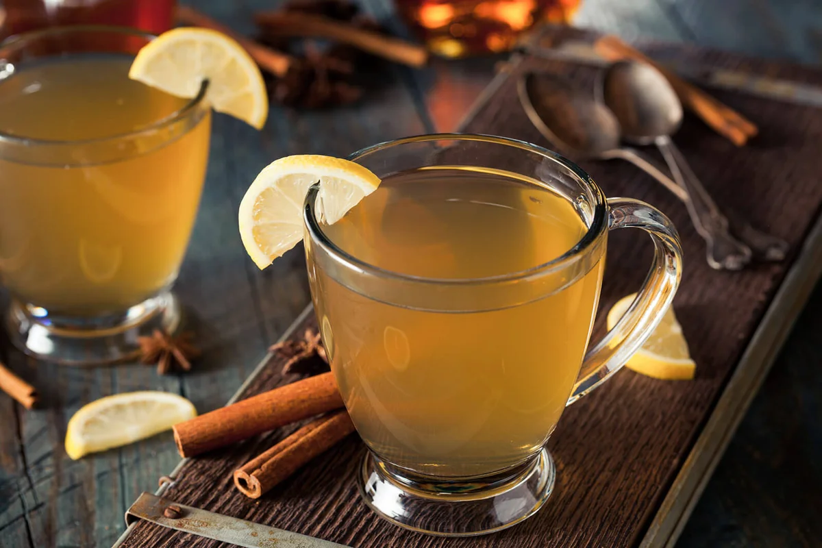 Warm Hot Toddy with Lemon