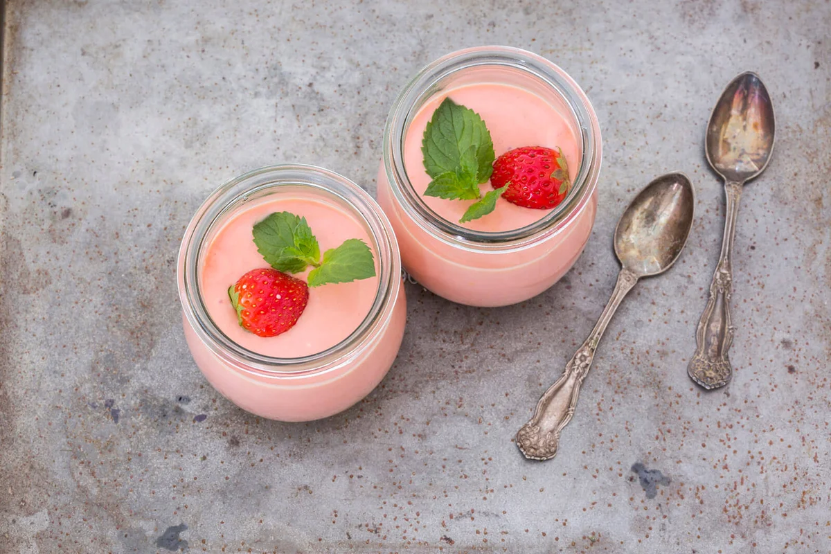 Strawberry Birthday Cake Pudding Shot