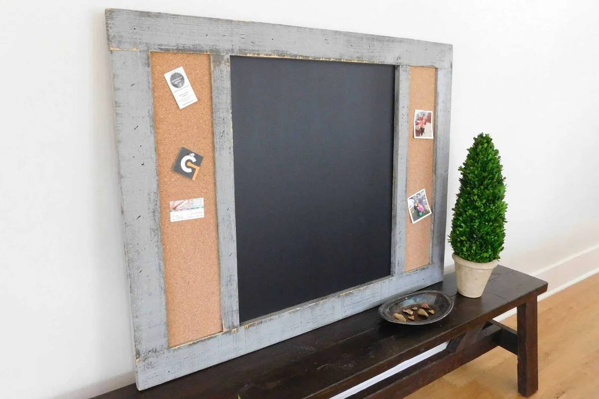 Window Frame Cork Chalkboard