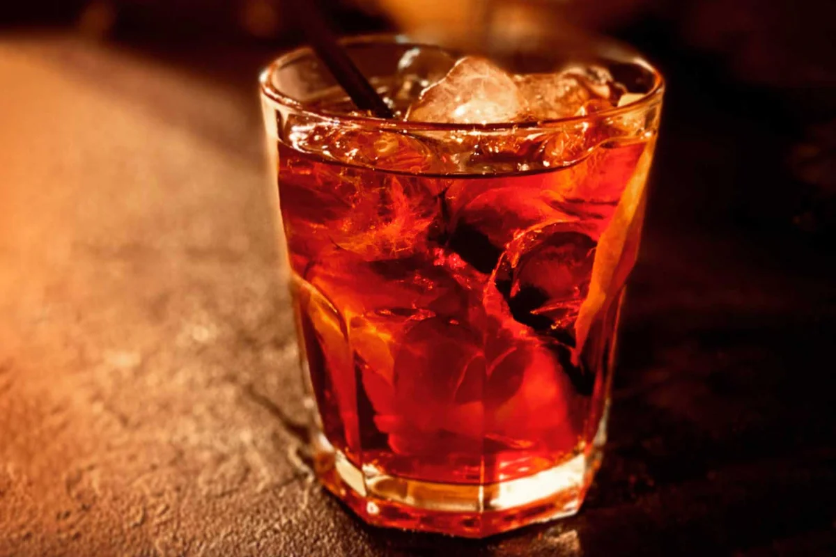 Howling Negroni Halloween cocktail