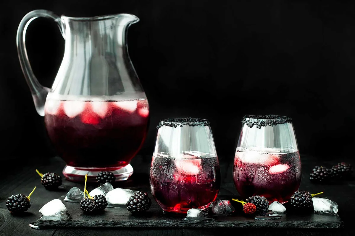 New Moon Margarita Halloween Cocktail