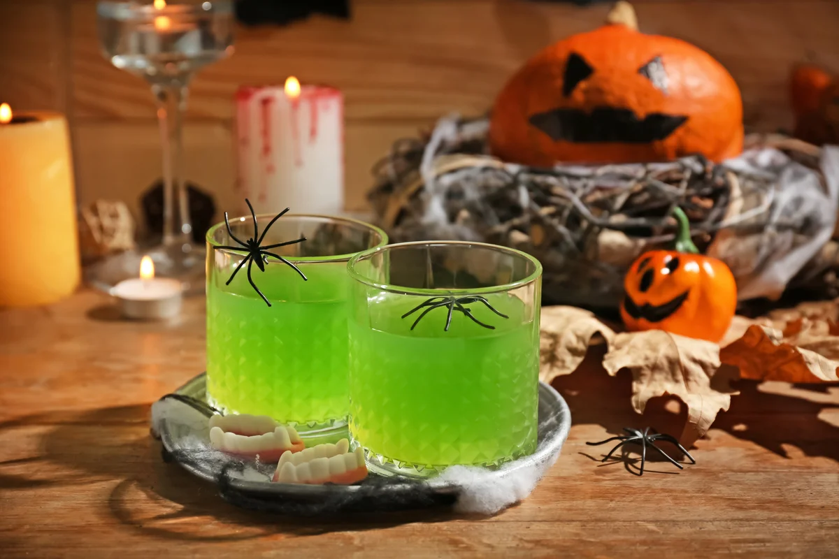 Witch's Wish Halloween tequila cocktail