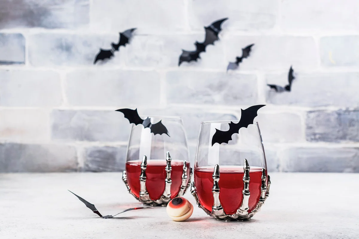 Bloody Halloween party cocktail