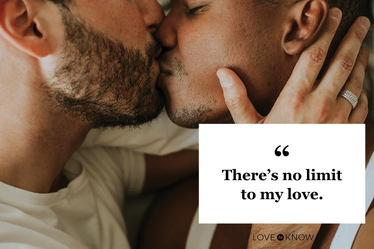 Passionate kiss