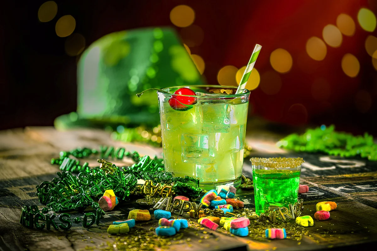 Green party cocktail
