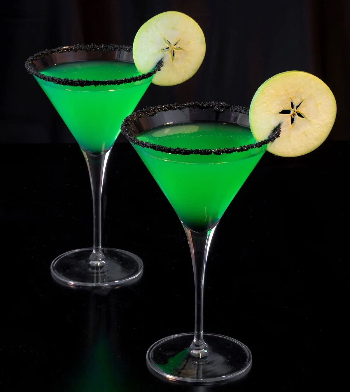 Apple Martinis On Table