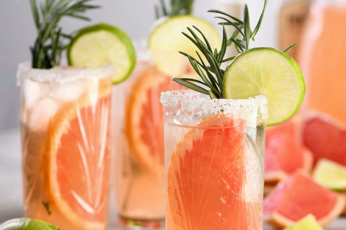 Rosemary Paloma cocktail