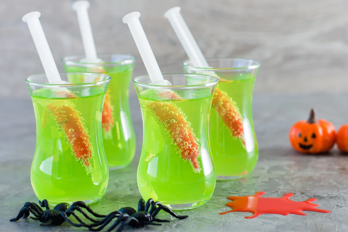 Ectoplasm Halloween cocktail