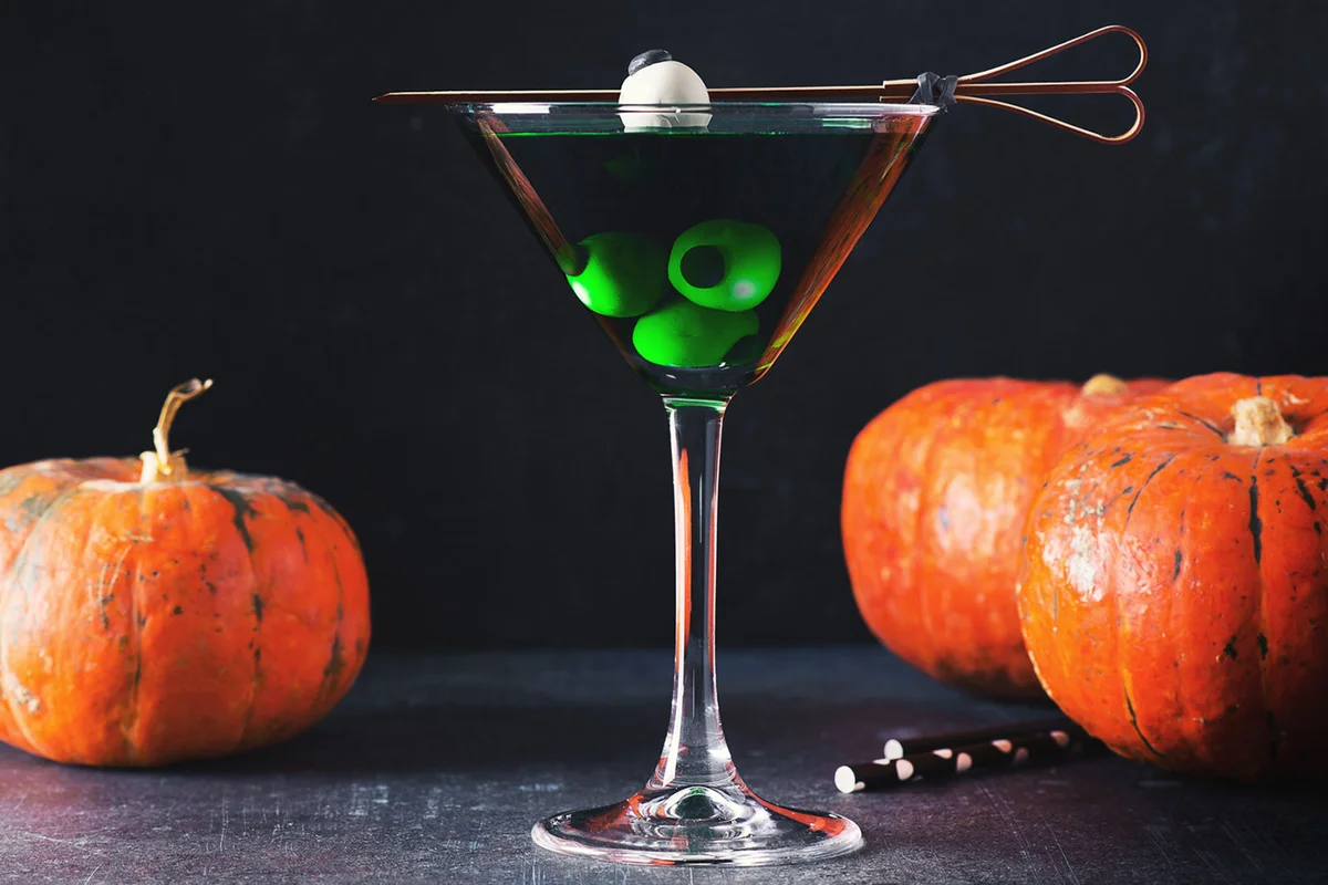 Ghoulish delights Halloween cocktail
