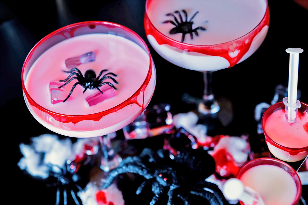No Sleep Martini Halloween cocktail