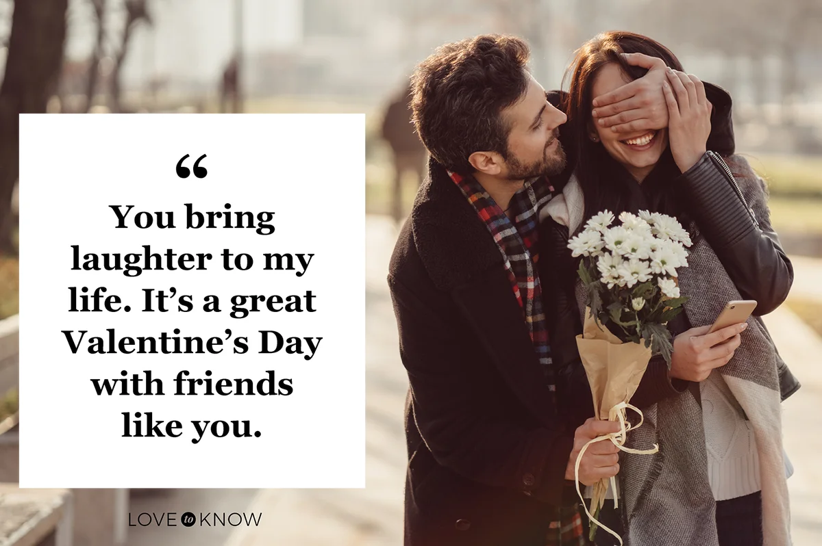 Young people celebrating Valentine’s day