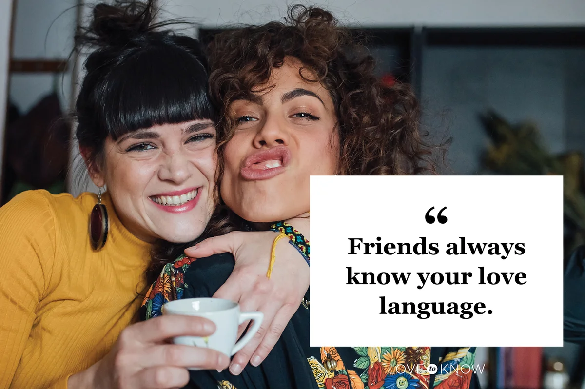 Friends laughing and making faces