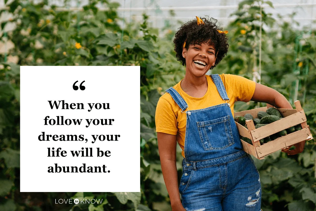 Encouraging Saying to Go After What You Love