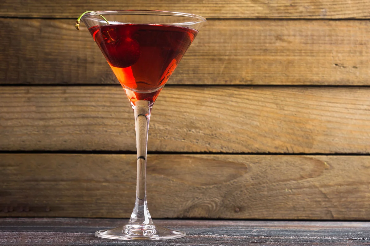 Tell Tale Martini easy Halloween cocktail