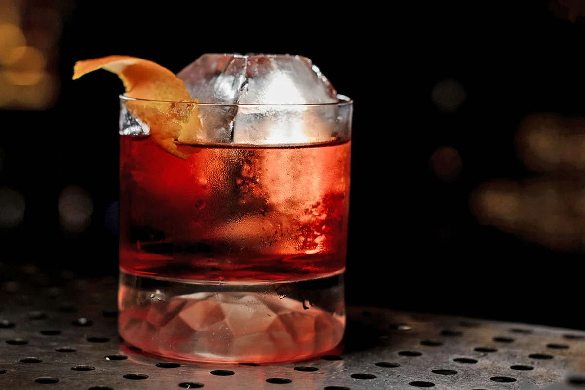 Spooky Old Fashioned easy Halloween cocktail