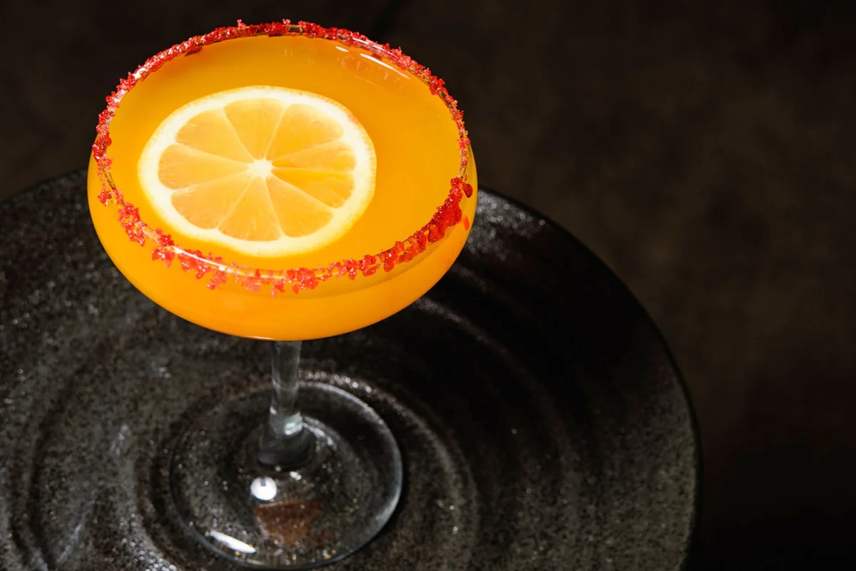 Trick or Treat Martini easy Halloween cocktail
