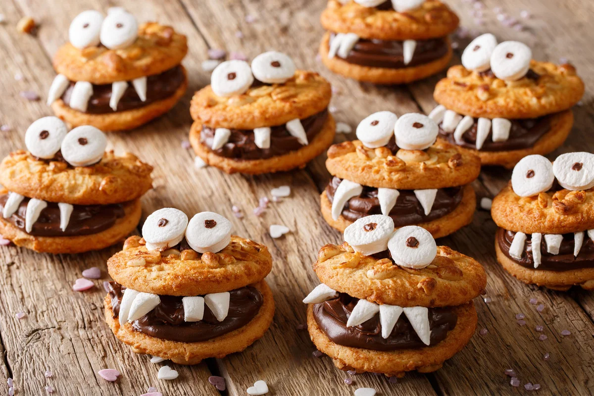Cookie Monsters Halloween treats