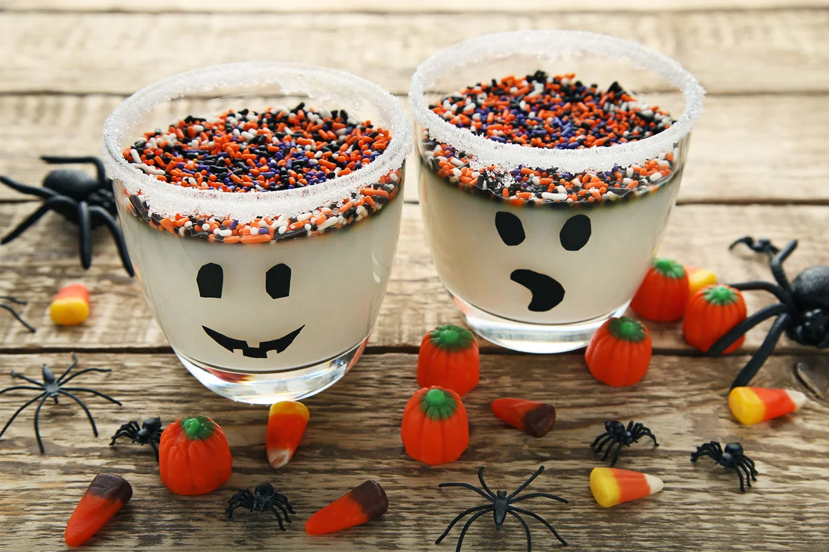 Terrifying Tapioca pudding Halloween treat