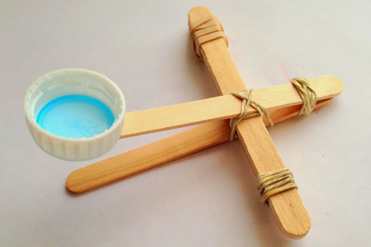 Popsicle stick catapult