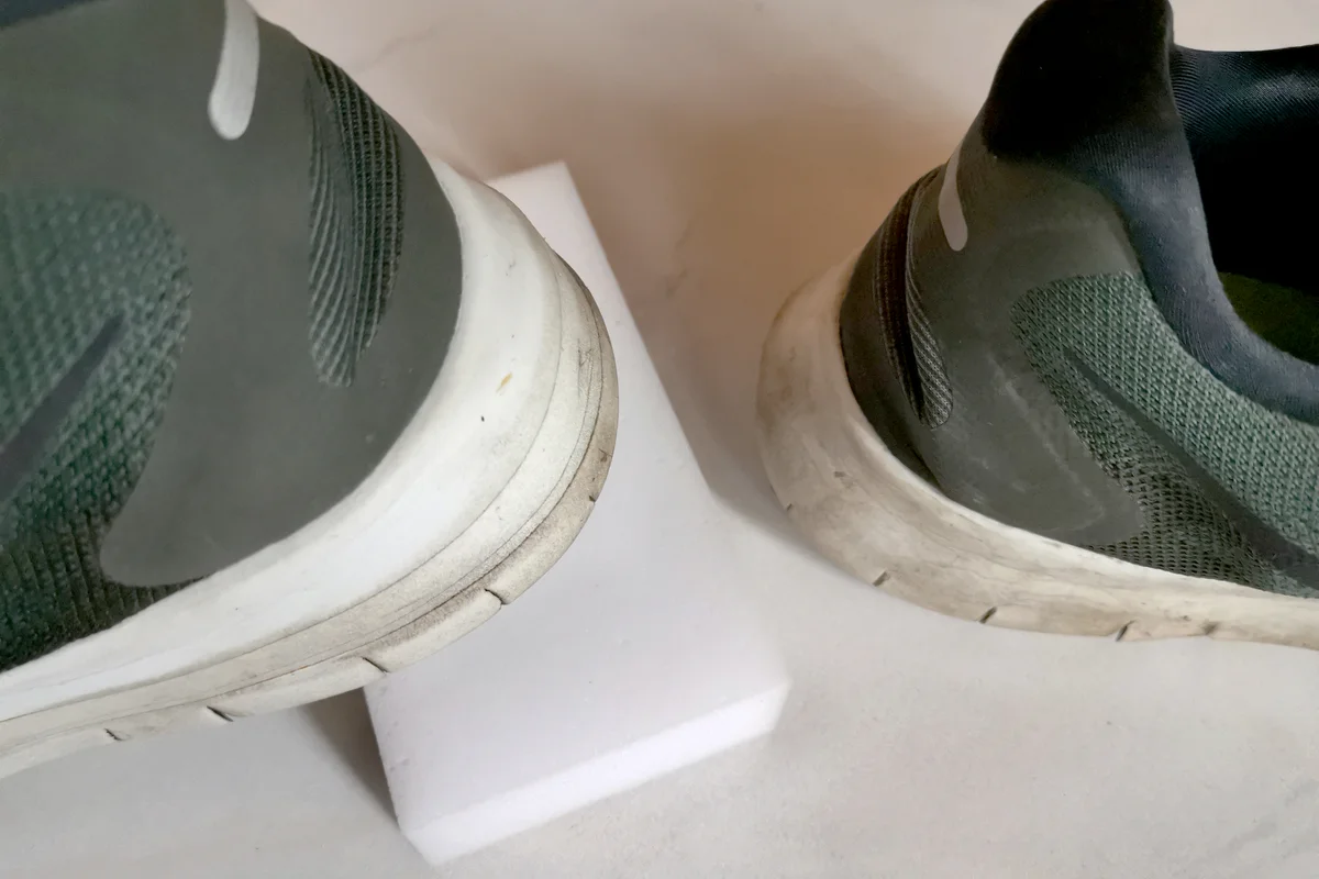 Magic eraser for cleaning daily-used sneaker soles