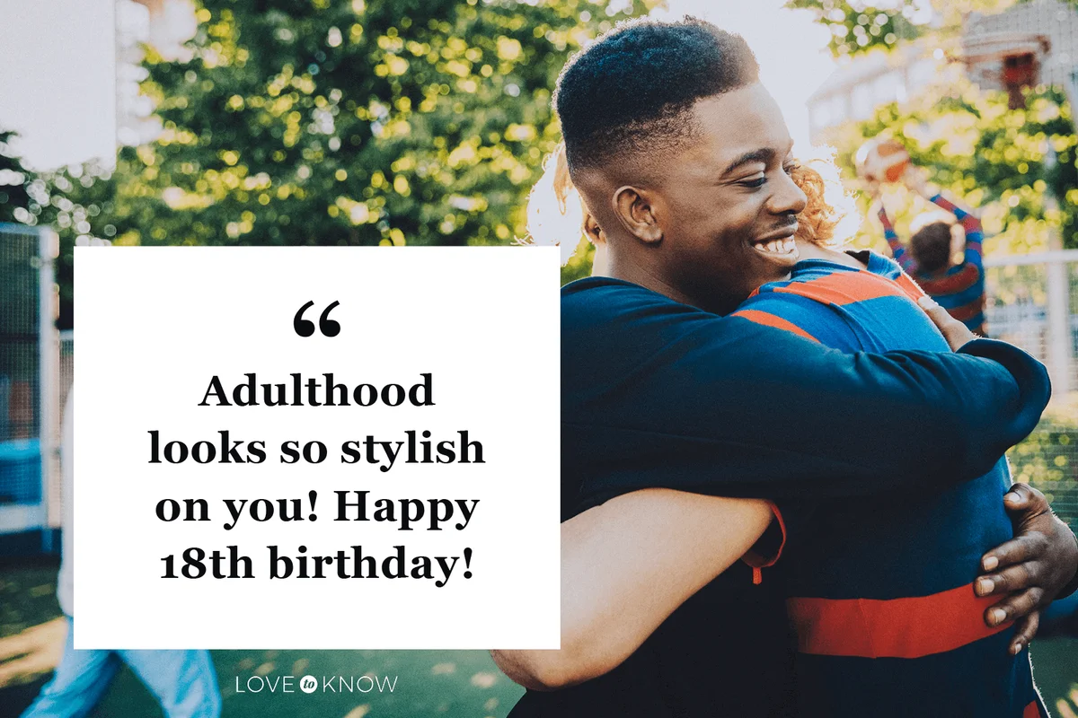 Short 18th Birthday Message for Social Media