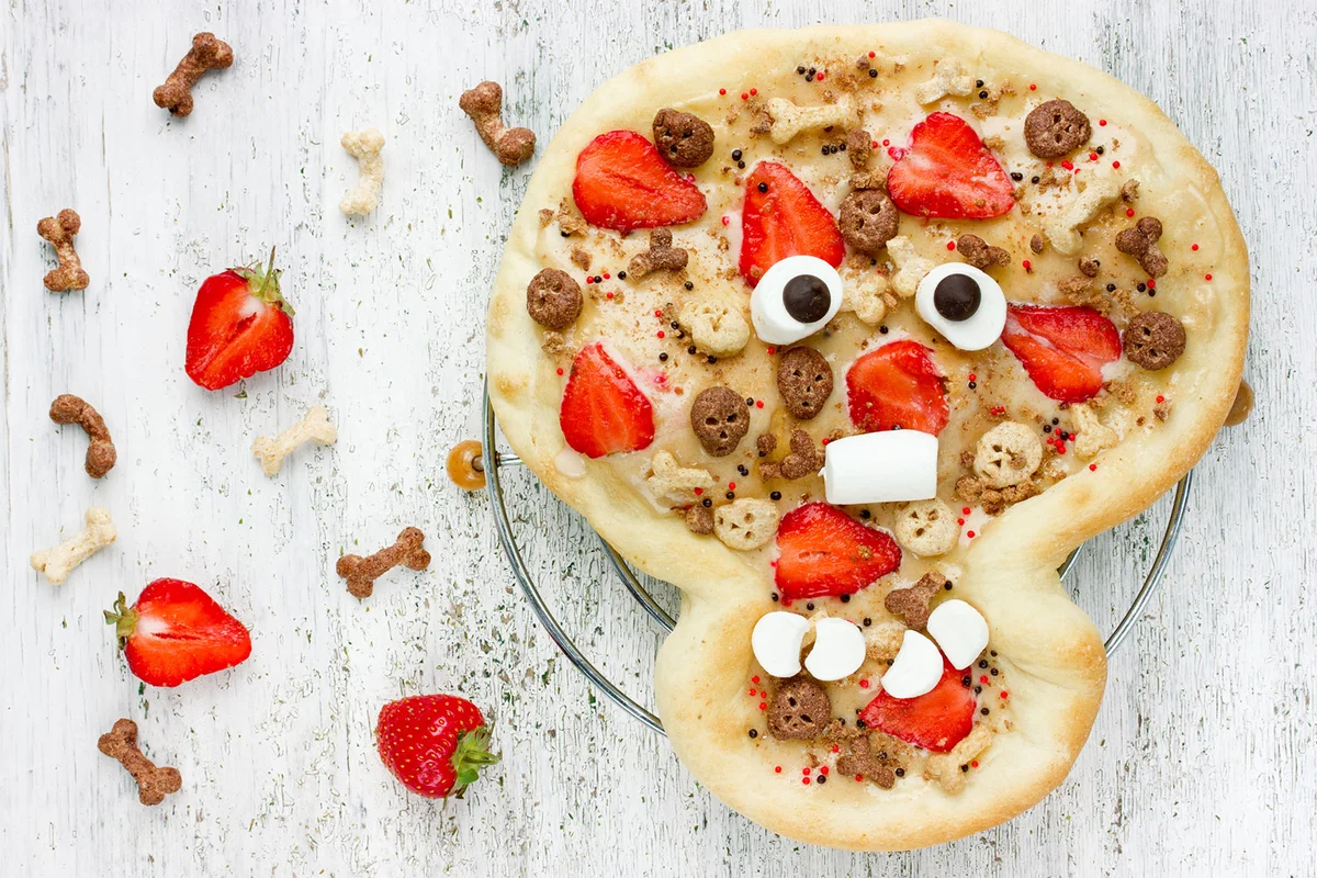 Giant Skull Cookie for a Birthday Halloween party treat