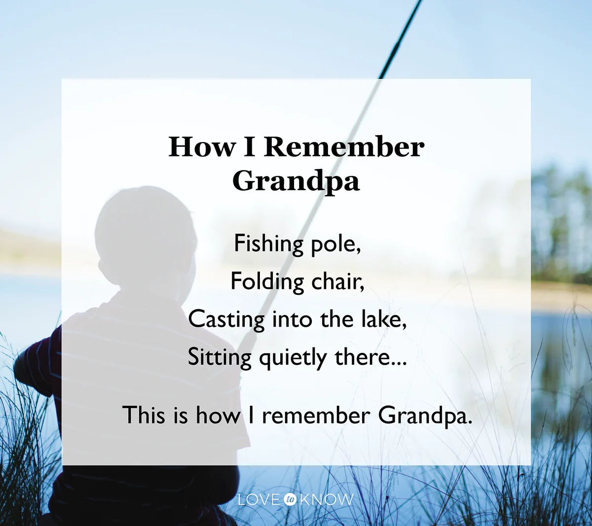 How I remember grandpa poem