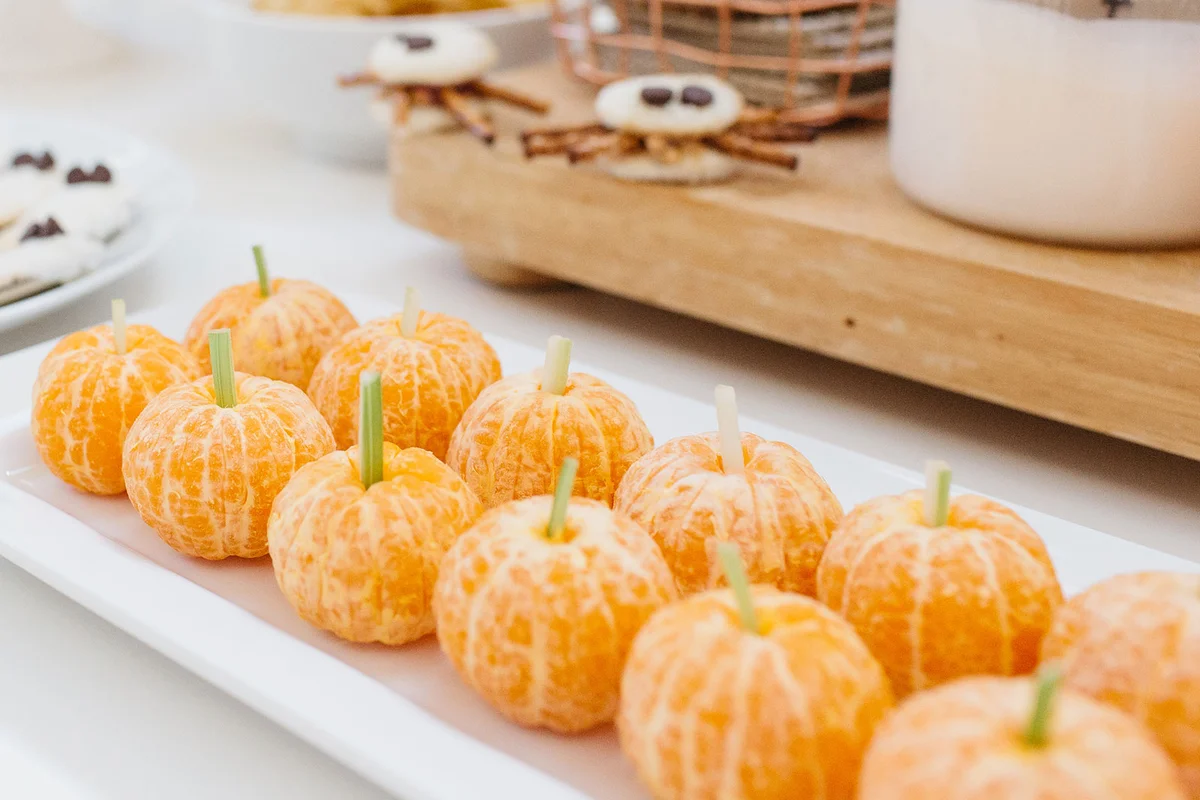 Pumpkin Oranges Halloween Party food