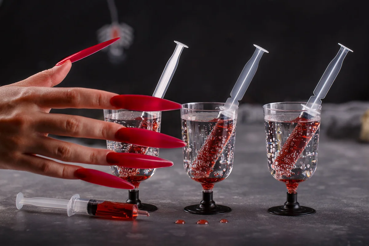 bloody shirley temples mocktail